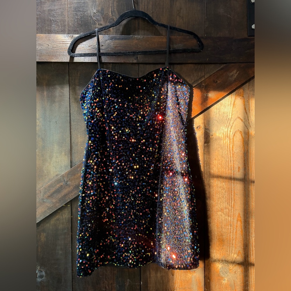 Festive Sparkle Dress Formal, Wedding Guest, Party